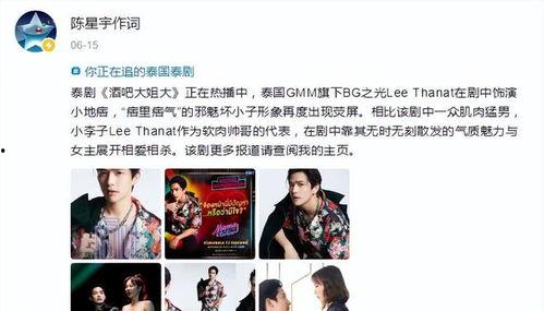 泰剧娱乐资讯,热门剧集与明星阵容大揭秘